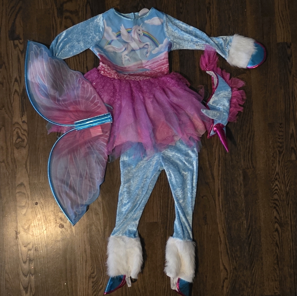 Unicorn Fantasy Kids Costume - Blue and Pink